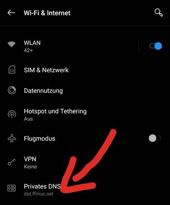 Picture: “settings” do “Wi-Fi & Internet” under Android 9 Picture: “settings” do “Wi-Fi & Internet” under Android 9